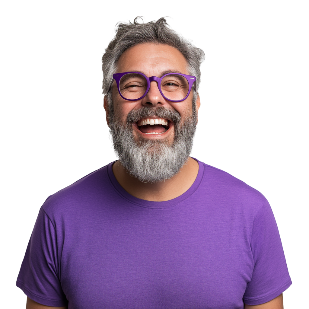 Man smiling